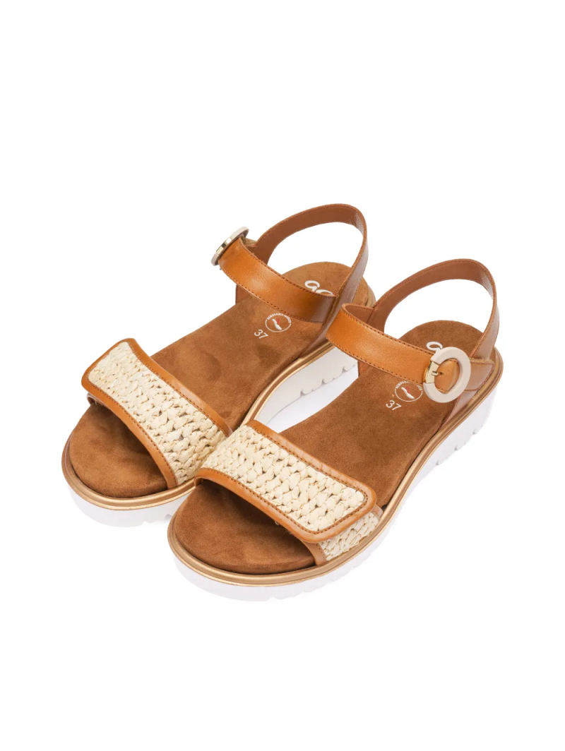 ARA dámské sandály na klínku kožené hnědé | 12-33519-09 Bilbao