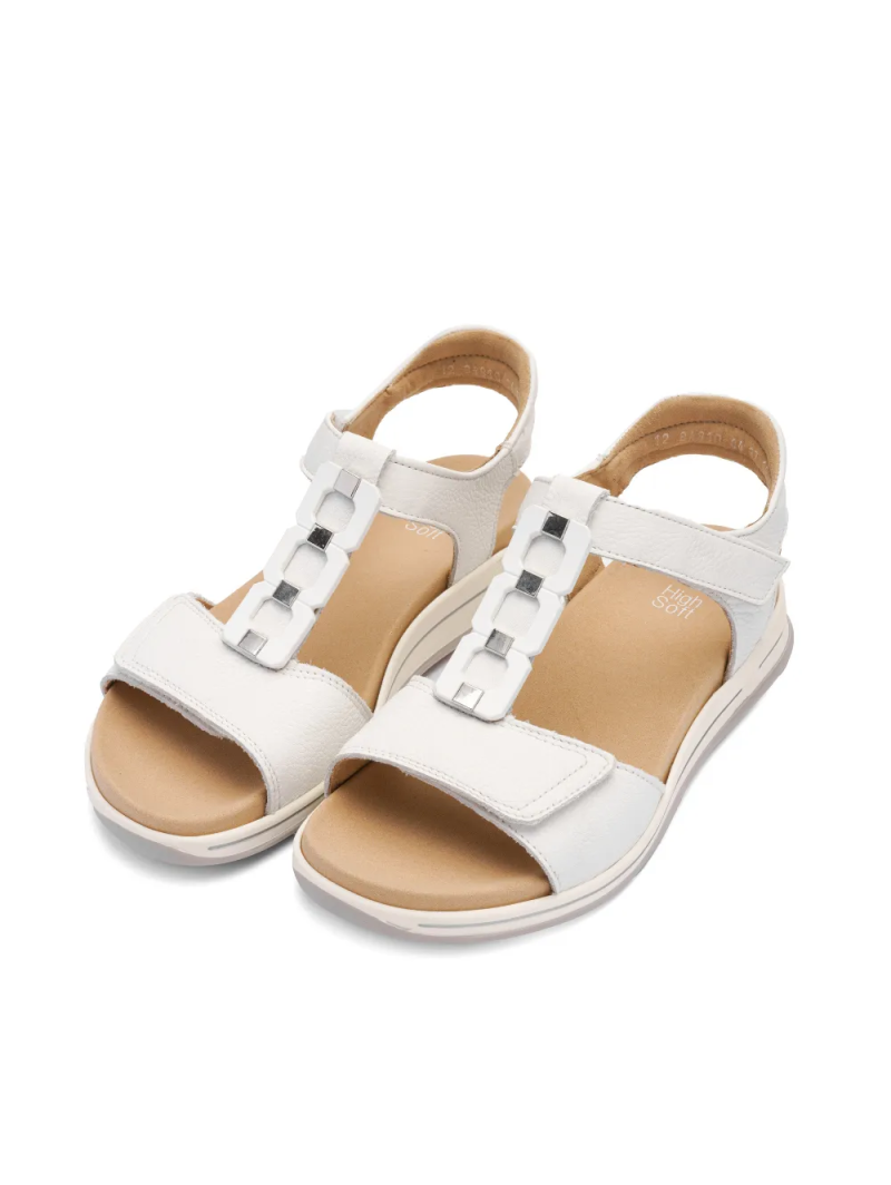 ARA dámské sandály širší kožené bílé | 12-34810-04 Osaka