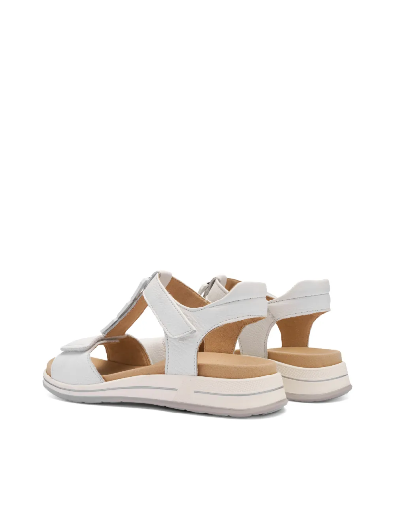 ARA dámské sandály širší kožené bílé | 12-34810-04 Osaka