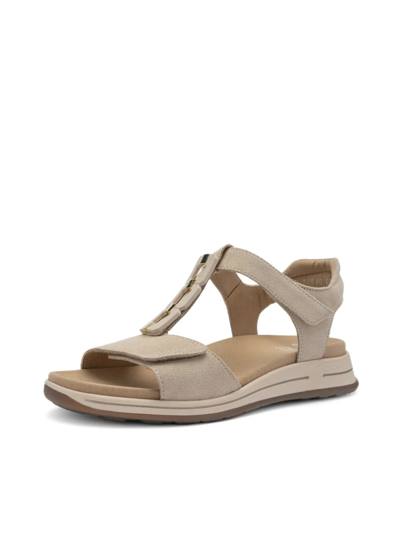 ARA dámské sandály širší semišové béžové | 12-34810-08 Osaka
