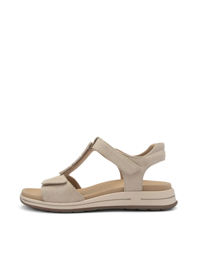 ARA dámské sandály širší semišové béžové | 12-34810-08 Osaka