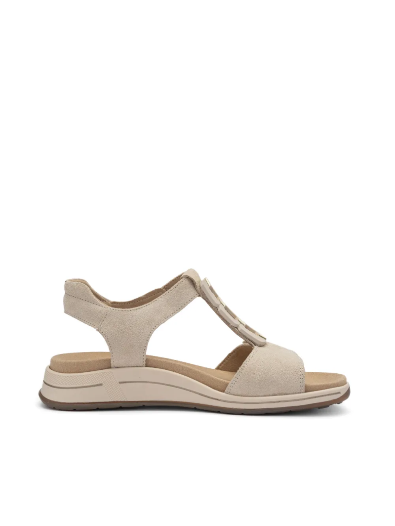 ARA dámské sandály širší semišové béžové | 12-34810-08 Osaka