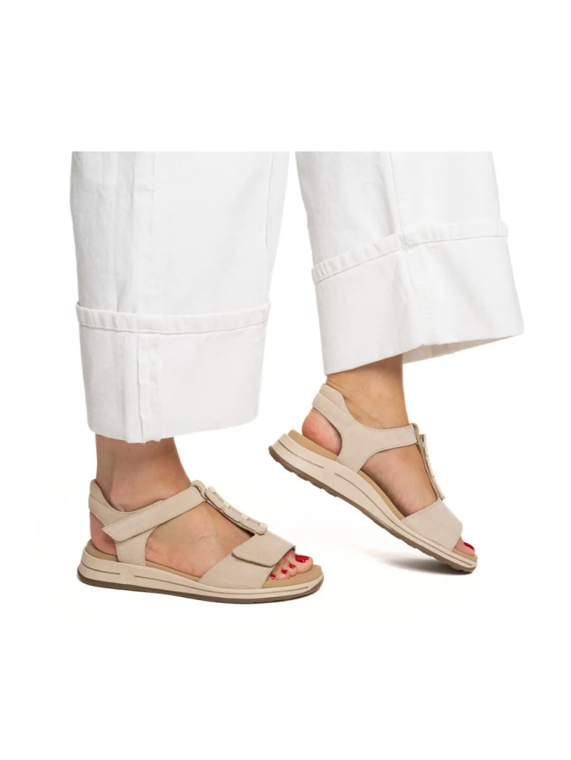 ARA dámské sandály širší semišové béžové | 12-34810-08 Osaka