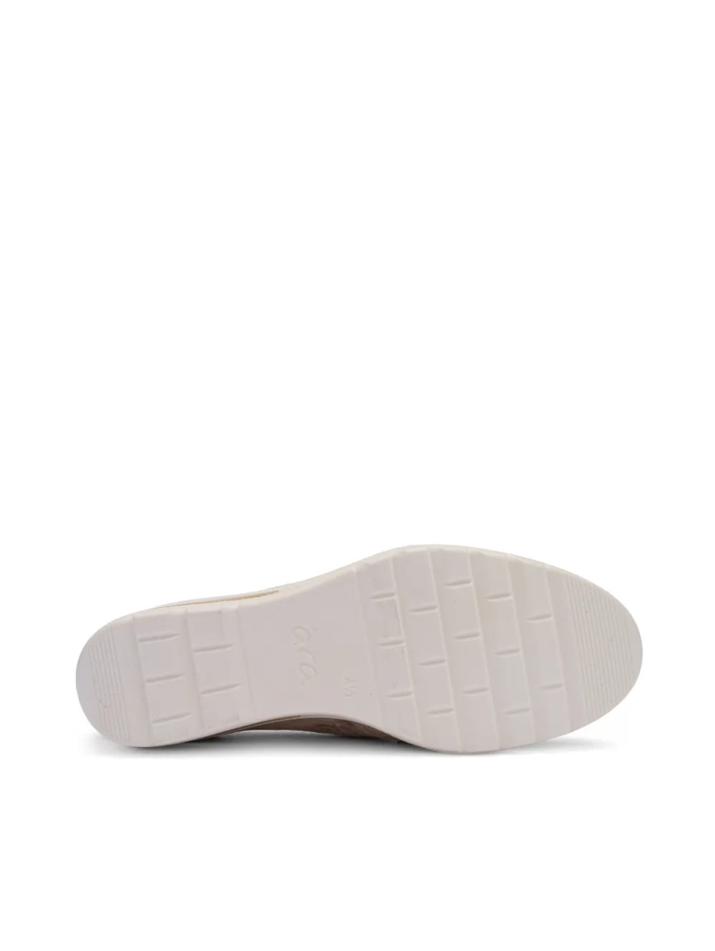 ARA dámské mokasíny na klínku širší kožené bílé | 12-50630-05 Zürich