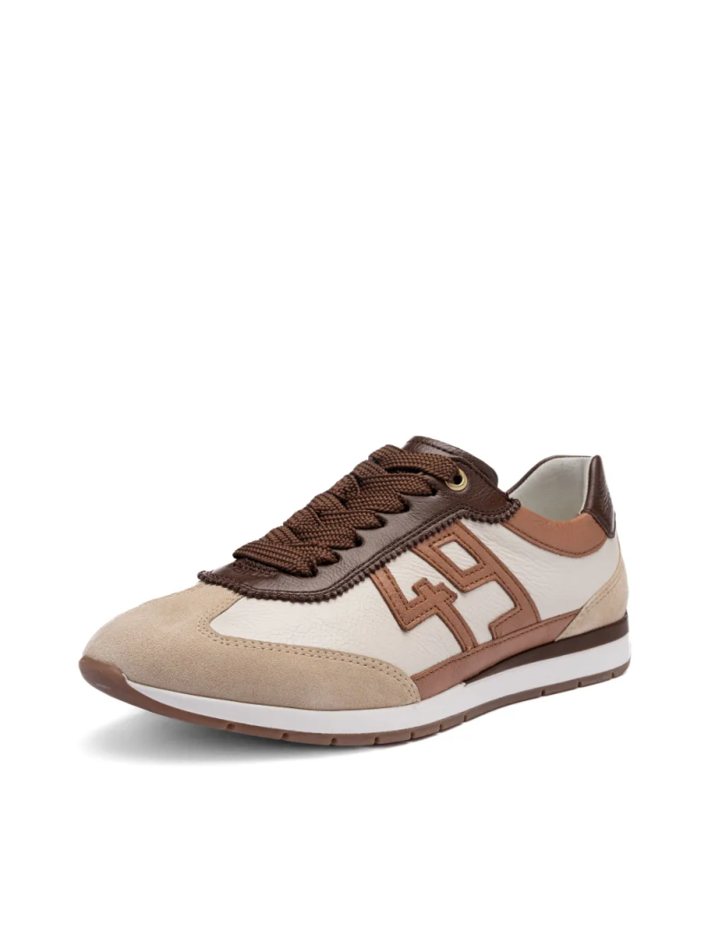 ARA dámské tenisky kožené hnědobéžové | 12-50902-08 Portofino