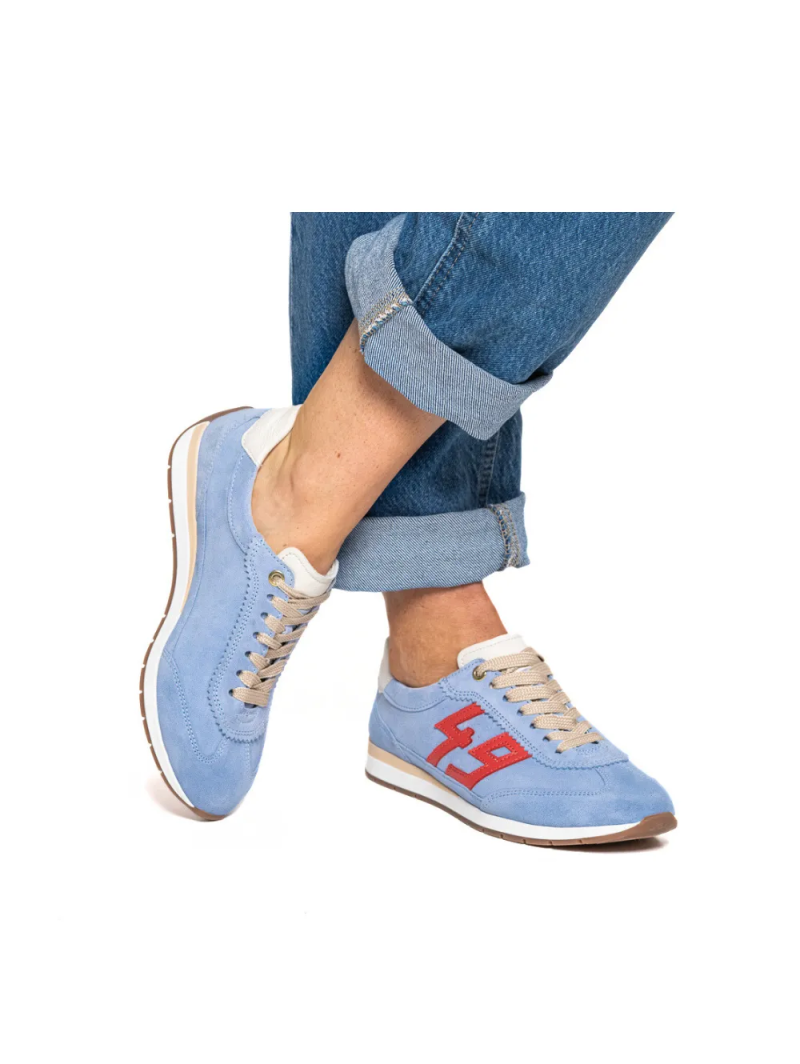 ARA dámské tenisky semišové světle modré | 12-50902-14 Portofino