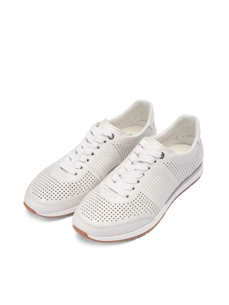 ARA dámské tenisky perforované kožené bílé | 12-50908-04 Portofino