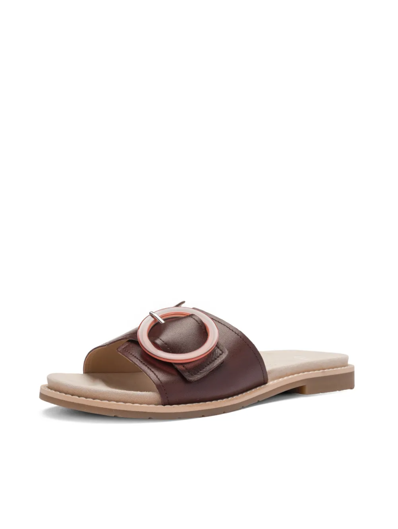 ARA dámské pantofle kožené hnědé | 12-53602-03 Elba