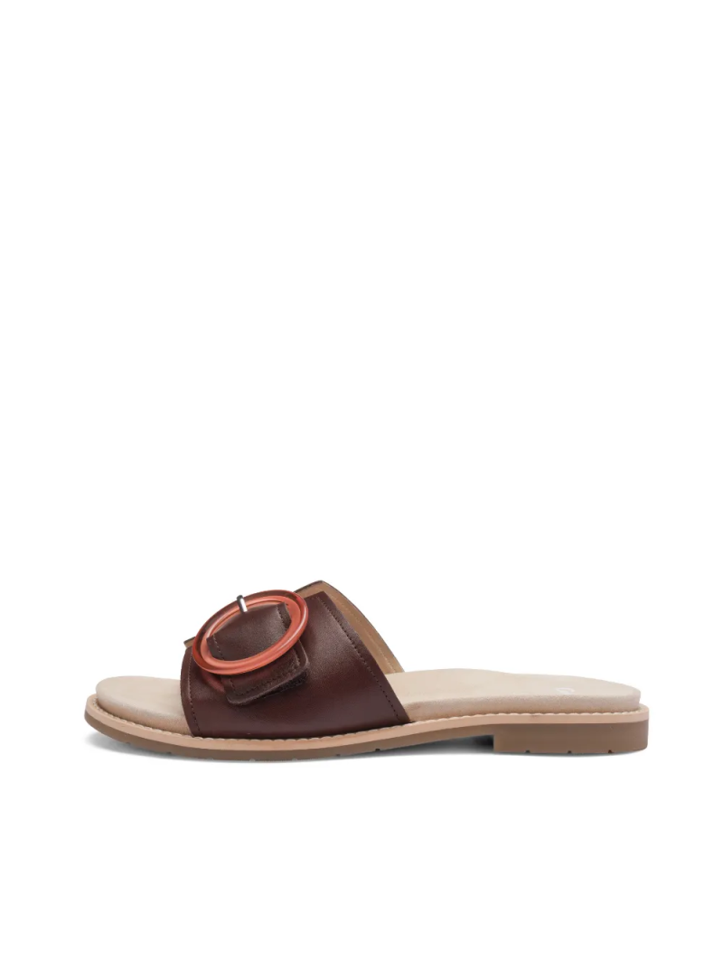 ARA dámské pantofle kožené hnědé | 12-53602-03 Elba