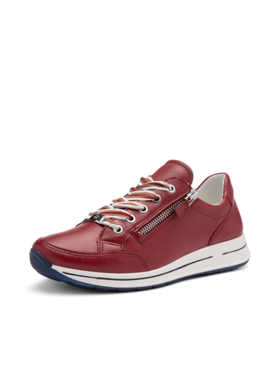 ARA dámské tenisky širší kožené červené  | 12-54801-49 Osaka