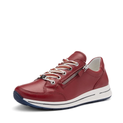 ARA dámské tenisky širší kožené červené  | 12-54801-49 Osaka