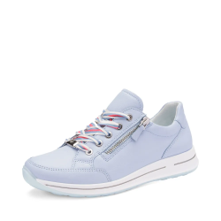 ARA dámské tenisky širší kožené světle modré | 12-54801-53 Osaka