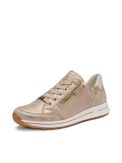 ARA dámské tenisky širší kožené béžové | 12-54801-75 Osaka